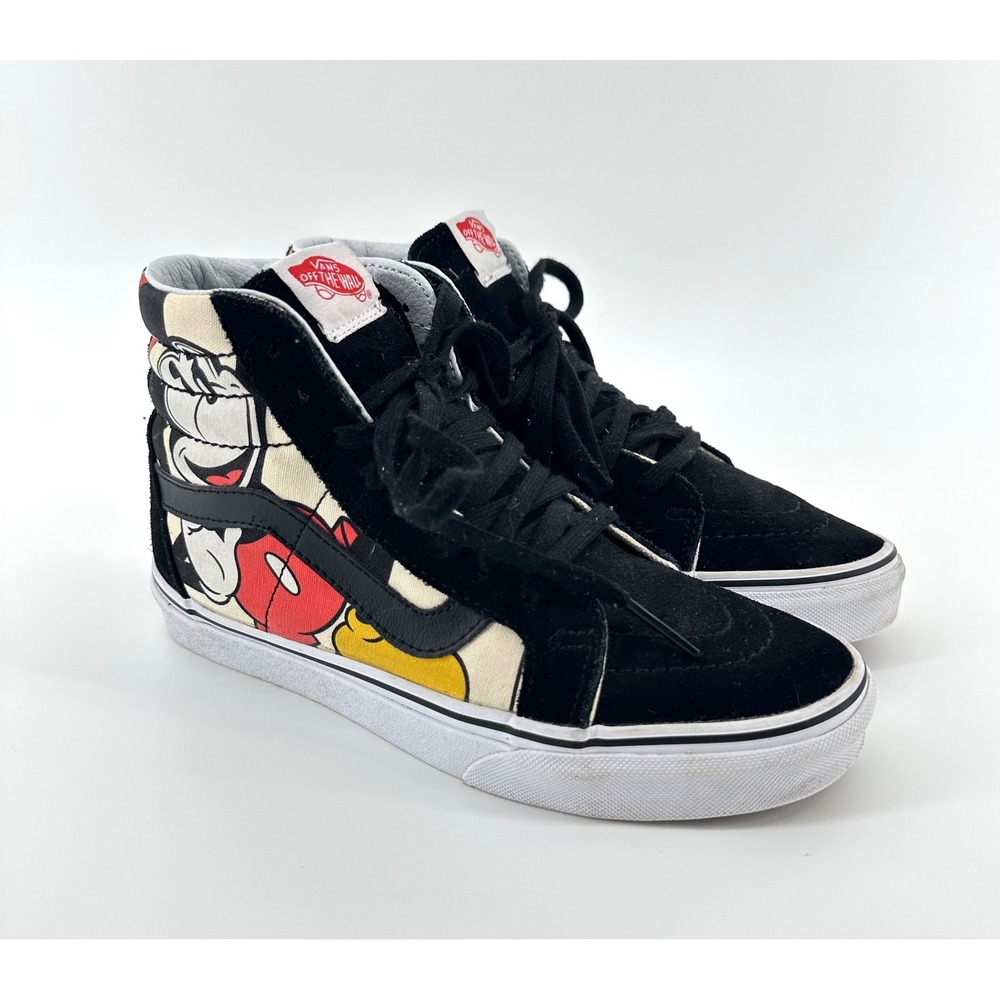 Vans Sk8-Hi Disney Mickey and Friends Black Multi Sneakers Mens 5 Womens 6.5